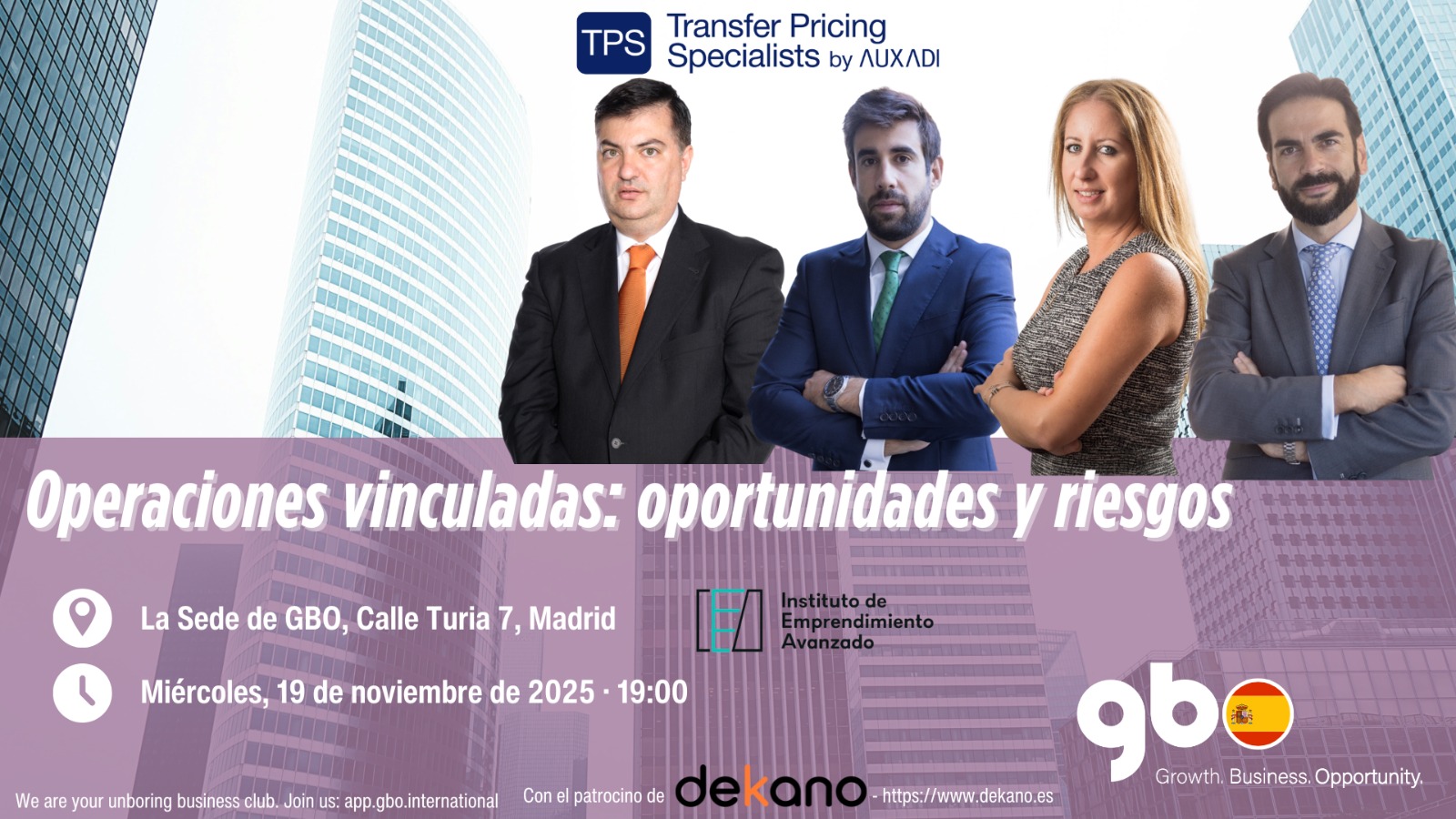 Operaciones vinculadas 19 nov